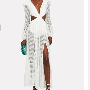 Patbo PATBO
Plunge Cut-Out Maxi Beach Dress